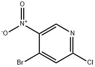 4-Bromo-2-chloro-5-nitropyridine, 1261767-18-3, 结构式