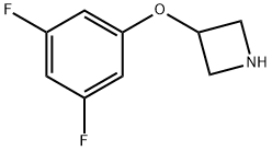 3-(3,5-二氟-苯氧基)-氮杂环丁烷, 1263378-82-0, 结构式