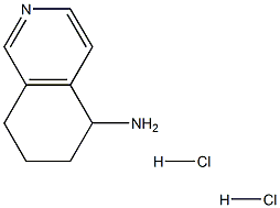 5-氨基-5,6,7,8-四氢异喹啉双盐酸盐, 1263378-92-2, 结构式