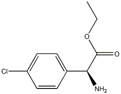 S-4-氯苯甘氨酸乙酯盐酸盐,1265788-23-5,结构式