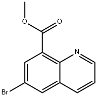 Methyl 6-bromoquinoline-8-carboxylate Structure