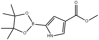 methyl 5-(4,4,5,5-tetramethyl-1,3,2-dioxaborolan-2-yl)-1H-pyrrole-3-carboxylate Structure