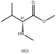 (R)-Methyl 3-methyl-2-(methylamino)butanoate hydrochloride Structure