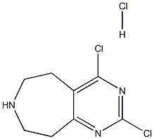 2,4-二氯-6,7,8,9-四氢-5H-吡啶[4,5-D]氮杂平盐酸盐, 1269449-25-3, 结构式