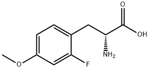 2-Fluoro-O-methyl-D-tyrosine Structure