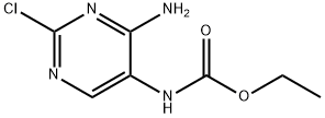 (2-氯-4-氨基-5- 嘧啶基)氨基甲酸乙酯, 1273315-15-3, 结构式