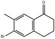 6-Bromo-7-methyl-3,4-dihydronaphthalen-1(2H)-one Struktur
