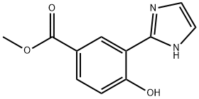 methyl 4-hydroxy-3-(1H-imidazol-2-yl)benzoate,1282516-41-9,结构式