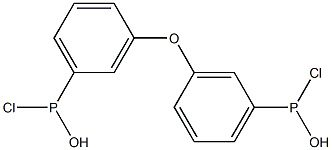 Bis(2-dichlorophosphinophenyl)ether Struktur