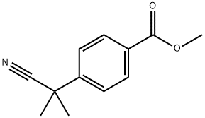 4-(2-氰基丙-2-基)苯甲酸甲酯, 129488-73-9, 结构式