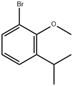 2-异丙基-6-溴苯甲醚, 129976-33-6, 结构式