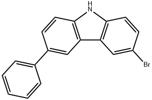 3-溴-6-苯基-9H-咔唑,1303472-72-1,结构式