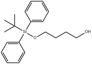 4-{[tert-butyl(diphenyl)silyl]oxy}butan-1-ol Struktur