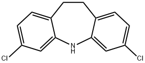 3,7-dichloro-10,11-dihydro-5H-dibenzo[b,f]azepine Struktur