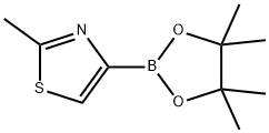 2-methylthiazol-4-ylboronic acid pinacol ester Structure