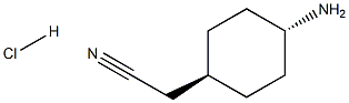 2- [反式-4-氨基环己基]乙腈盐酸盐,1313279-48-9,结构式