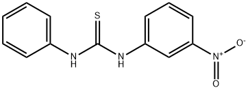 1-(3-NITROPHENYL)-3-PHENYL-2-THIOUREA,13140-66-4,结构式