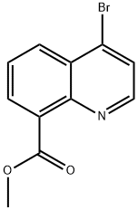 4-溴喹啉-8-羧酸甲酯,132664-48-3,结构式