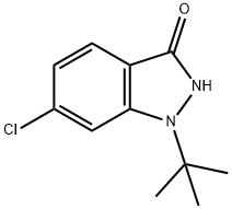 1-(叔丁基)-6-氯-1,2-二氢-3H-吲唑-3-酮, 1326895-34-4, 结构式