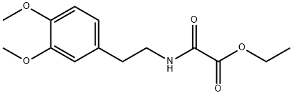 ethyl 2-((3,4-dimethoxyphenethyl)amino)-2-oxoacetate Structure