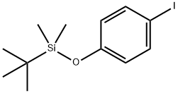 4-碘叔丁基二甲基硅氧基苯, 133430-99-6, 结构式