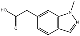 2-(1-methyl-1H-indazol-6-yl)acetic acid Structure