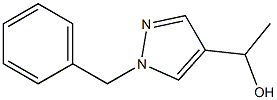 1-(1-Benzyl-1H-pyrazol-4-yl)-ethanol Struktur