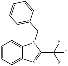 1-Benzyl-2-(trifluoromethyl)benzimidazole Structure