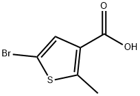 5-溴-2-甲基噻吩-3-羧酸, 1344027-40-2, 结构式
