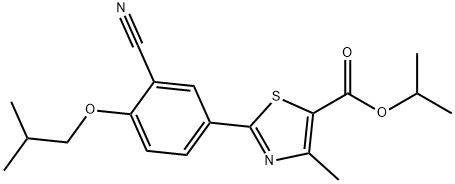 isopropyl 2-(3-cyano-4-isobutoxyphenyl)-4-methylthiazole-5-carboxylate