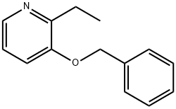 Pyridine, 2-ethyl-3-(phenylmethoxy)- Structure