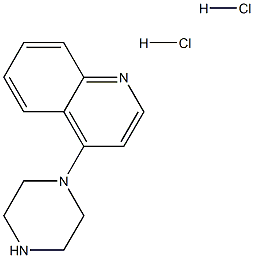 4-Piperazin-1-yl-quinoline dihydrochloride Struktur