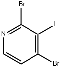 2,4-二溴-3-碘吡啶, 1353056-48-0, 结构式