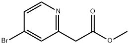 4-溴吡啶-2-乙酸甲酯, 1354021-08-1, 结构式
