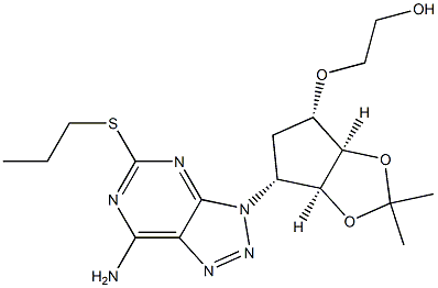 替格瑞洛中间体1脱保护杂质 结构式