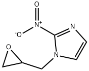 1-(2,3-エポキシプロピル)-2-ニトロイミダゾール 化学構造式