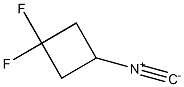 1,1-difluoro-3-isocyanocyclobutane Structure