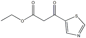 ETHYL 3-OXO-3-(THIAZOL-5-YL)PROPANOATE, 1356404-83-5, 结构式