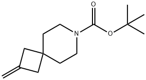 2-メチリデン-7-アザスピロ[3.5]ノナン-7-カルボン酸TERT-ブチル 化学構造式