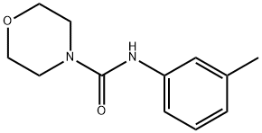 4-(N-(M-TOLYL)CARBAMOYL)MORPHOLINE Struktur