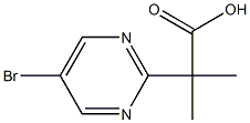 2-(5-Bromopyrimidin-2-Yl)-2-Methylpropanoic Acid Structure