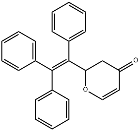 2-(1,2,2-Triphenylvinyl)-2H-pyran-4(3H)-one Structure