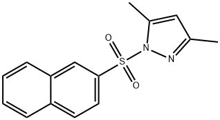 3,5-dimethyl-1-(naphthalen-2-ylsulfonyl)-1H-pyrazole Struktur