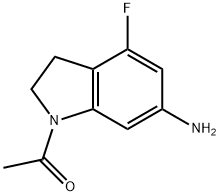 1-(4-Fluoro-6-nitroindolin-1-yl)ethanone,1367958-70-0,结构式
