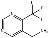 C-(4-三氟甲基嘧啶-5-基)甲胺, 1368841-13-7, 结构式