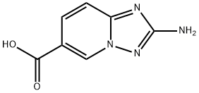 2-Amino-[1,2,4]triazolo[1,5-a]pyridine-6-carboxylic acid Struktur