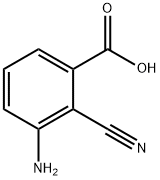 3-amino-2-cyano-benzoic acid Structure