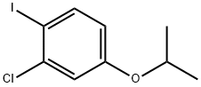 2-Chloro-1-iodo-4-isopropoxybenzene Struktur