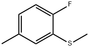1-Fluoro-4-methyl-2-(methylsulfanyl)benzene Struktur