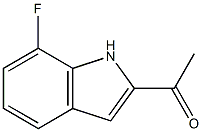 1-(7-Fluoro-1H-indol-2-yl)ethanone 结构式
